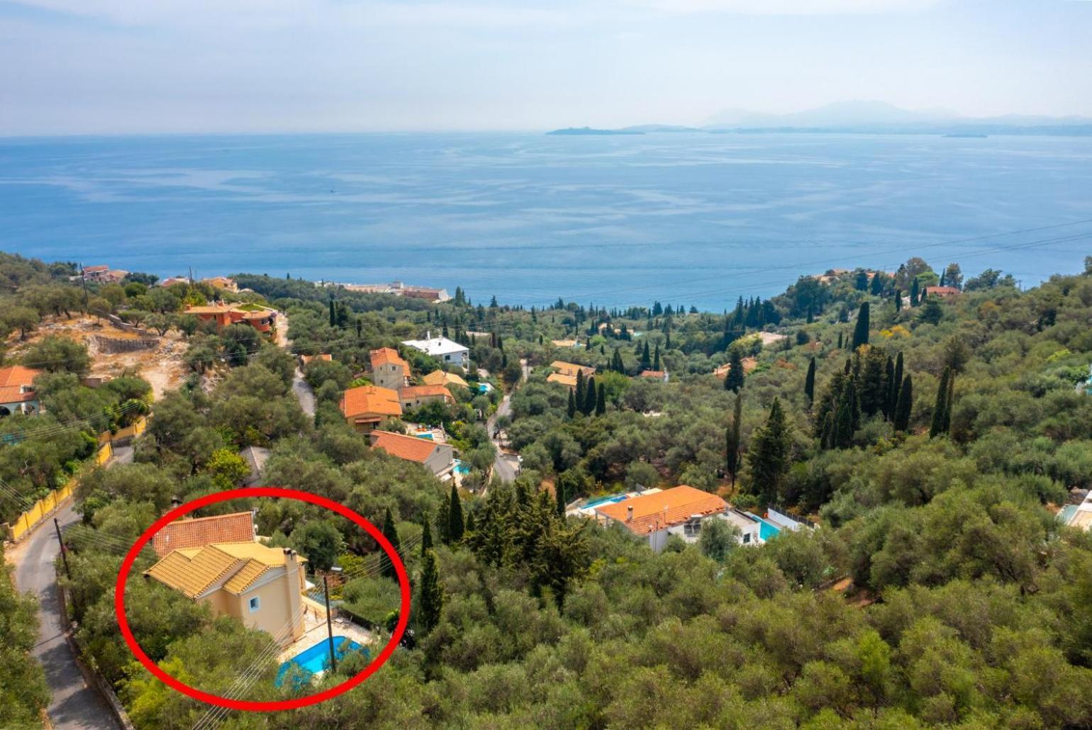 Villa Evie Ниссаки Экстерьер фото